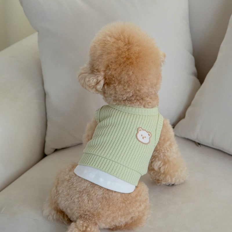 Yellow Waffle Pet Clothes Summ - Soft Summer Yellow Clothing recensie en prijs