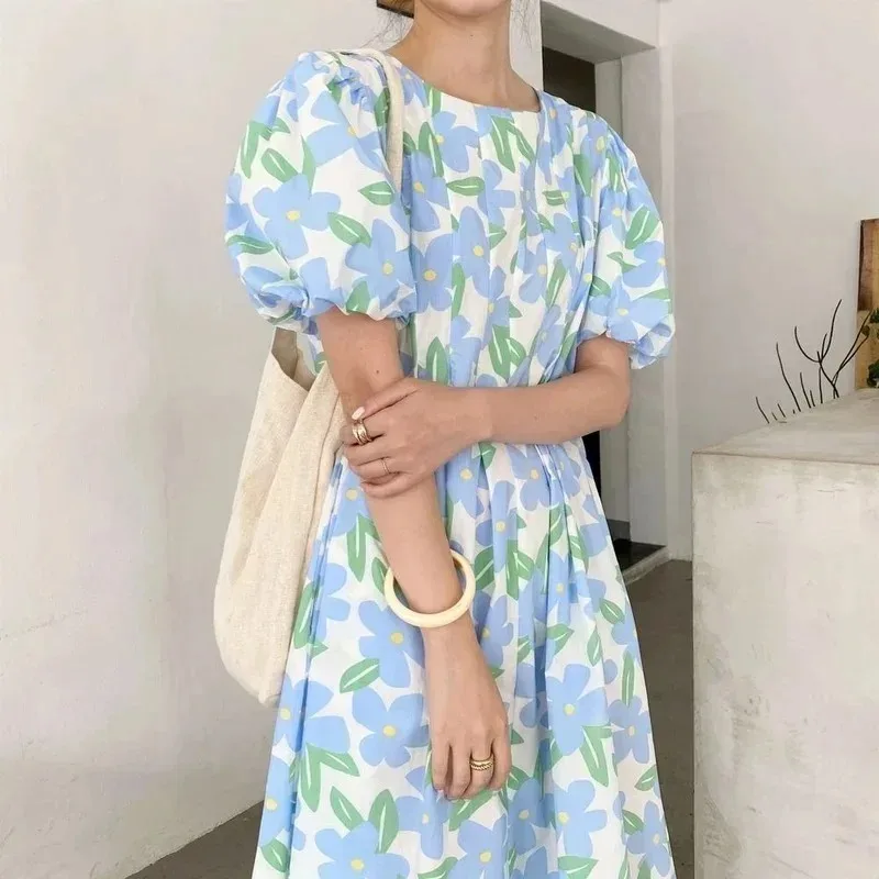 Summer Round Collar High Waist - Sundress Midi Floral recensie en prijs
