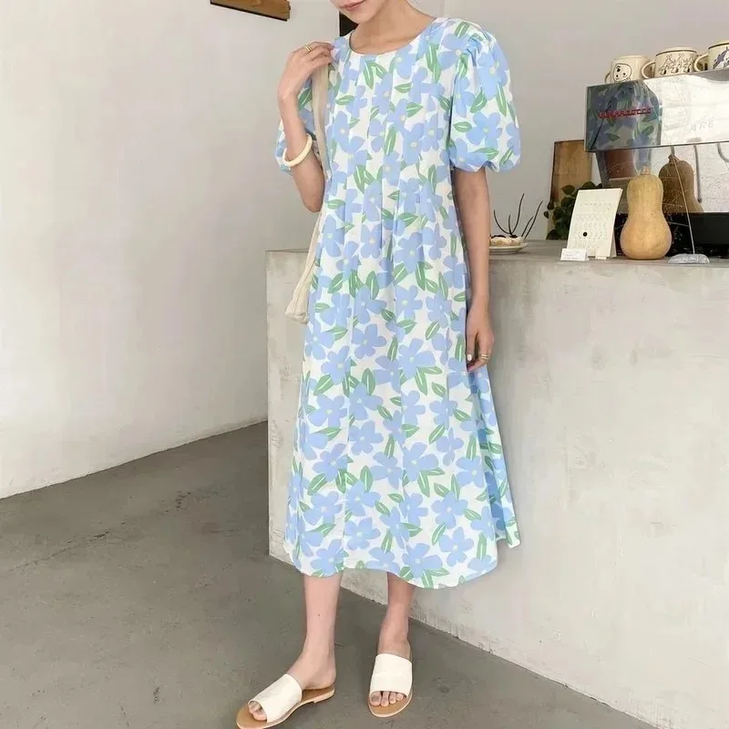 Summer Round Collar High Waist - Sundress Midi Floral recensie en prijs