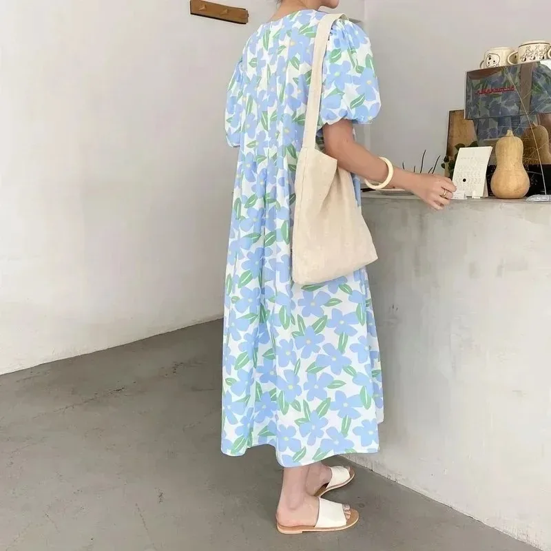 Summer Round Collar High Waist - Sundress Midi Floral recensie en prijs