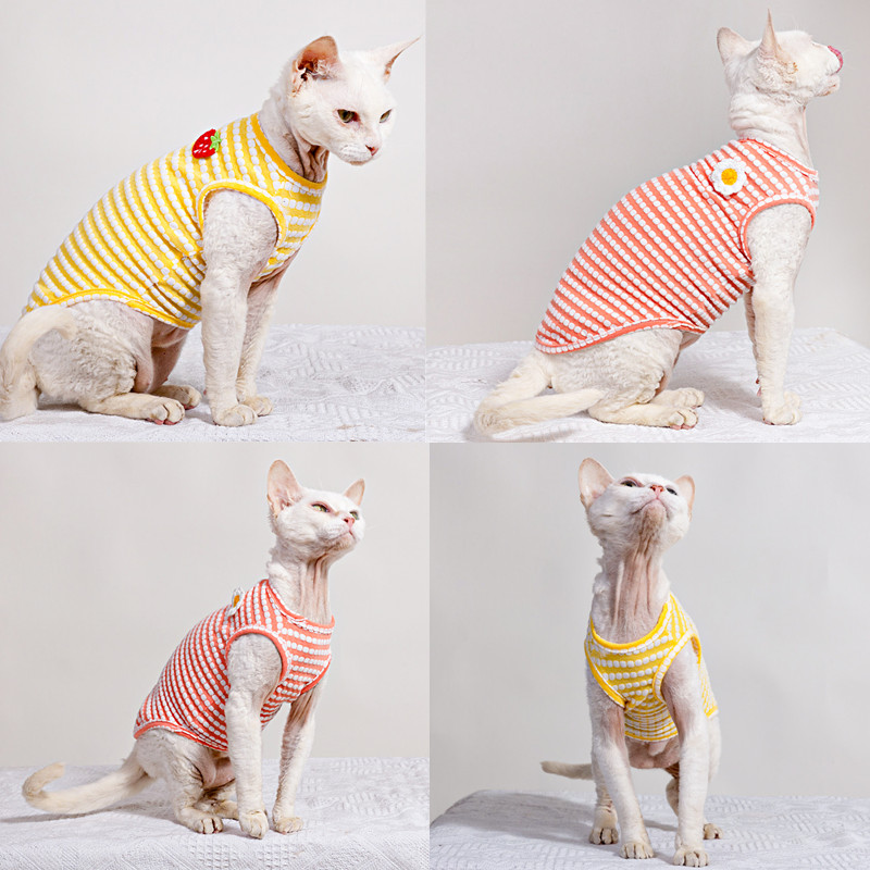 Summer T-Shirt for Sphynx Cat  - Soft Summer Yellow Clothing recensie en prijs