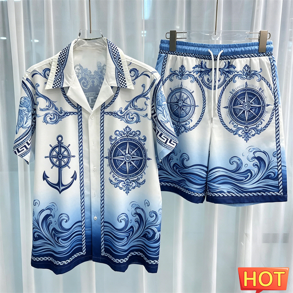 Sailor Pattern Men's Shirt Set - Summer Clothing Sets Men recensie en prijs