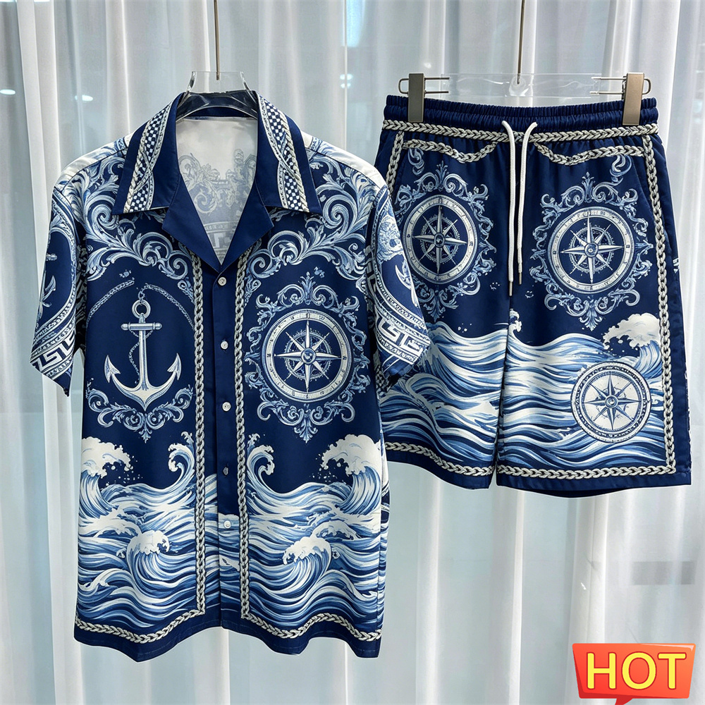 Sailor Pattern Men's Shirt Set - Summer Clothing Sets Men recensie en prijs
