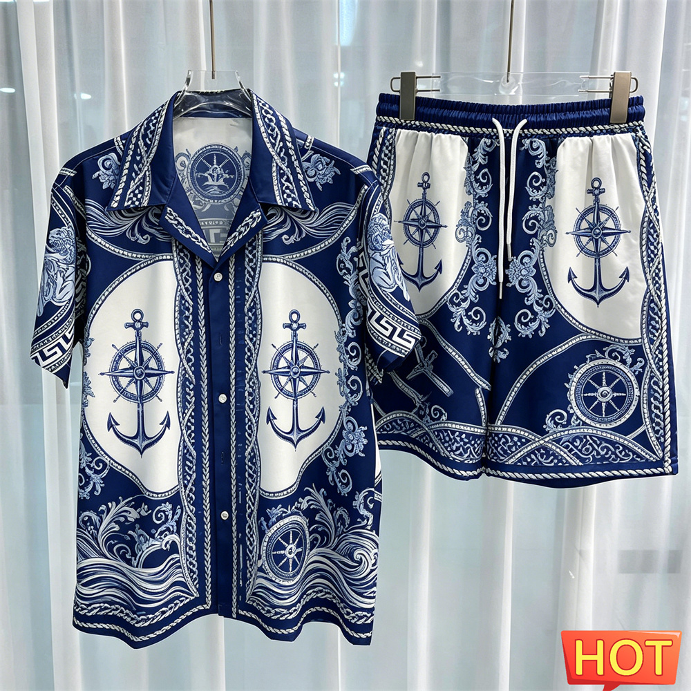 Sailor Pattern Men's Shirt Set - Summer Clothing Sets Men recensie en prijs