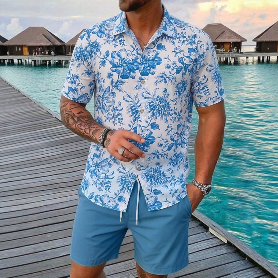 Fresh Summer Plant Printed Shi - Summer Youth Clothing recensie en prijs