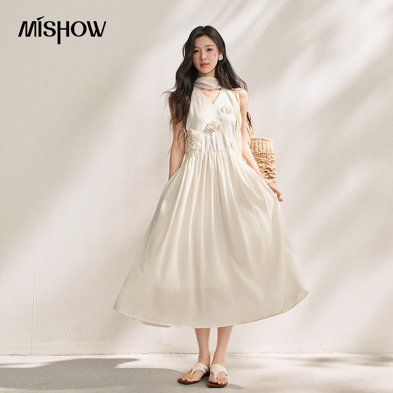 MISHOW Women's Lyocell 3D Flow - Sundress Midi Floral recensie en prijs