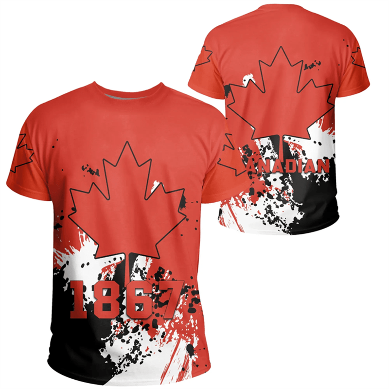 Canada Day T-shirt Canadian Fl - Summer Clothing Women Canada recensie en prijs