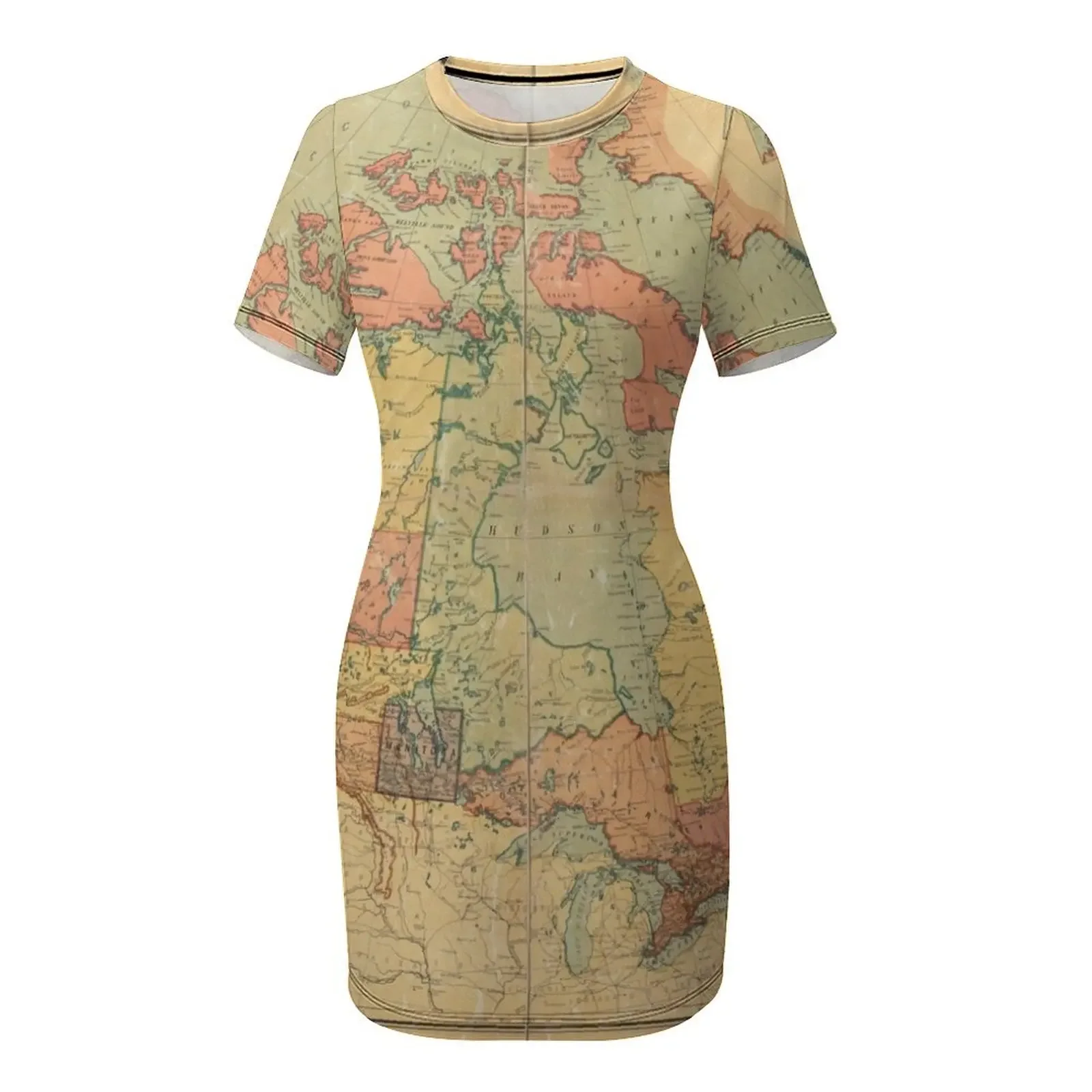 Vintage Map of Canada (1898) S - Summer Clothing Women Canada recensie en prijs