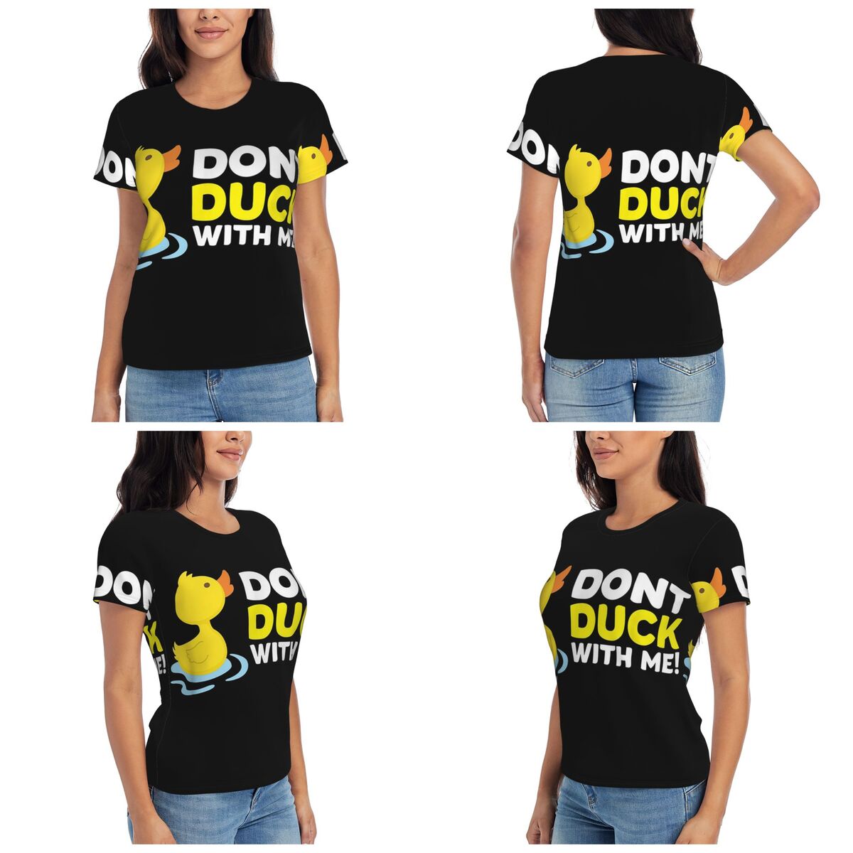Duck Dont Rubber T-Shirt Women - Summer Duck Clothing recensie en prijs