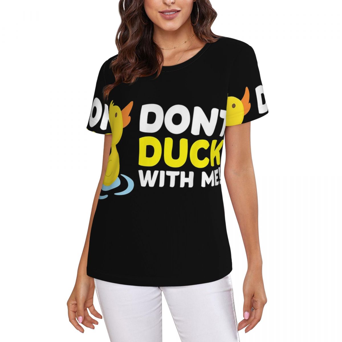 Duck Dont Rubber T-Shirt Women - Summer Duck Clothing recensie en prijs