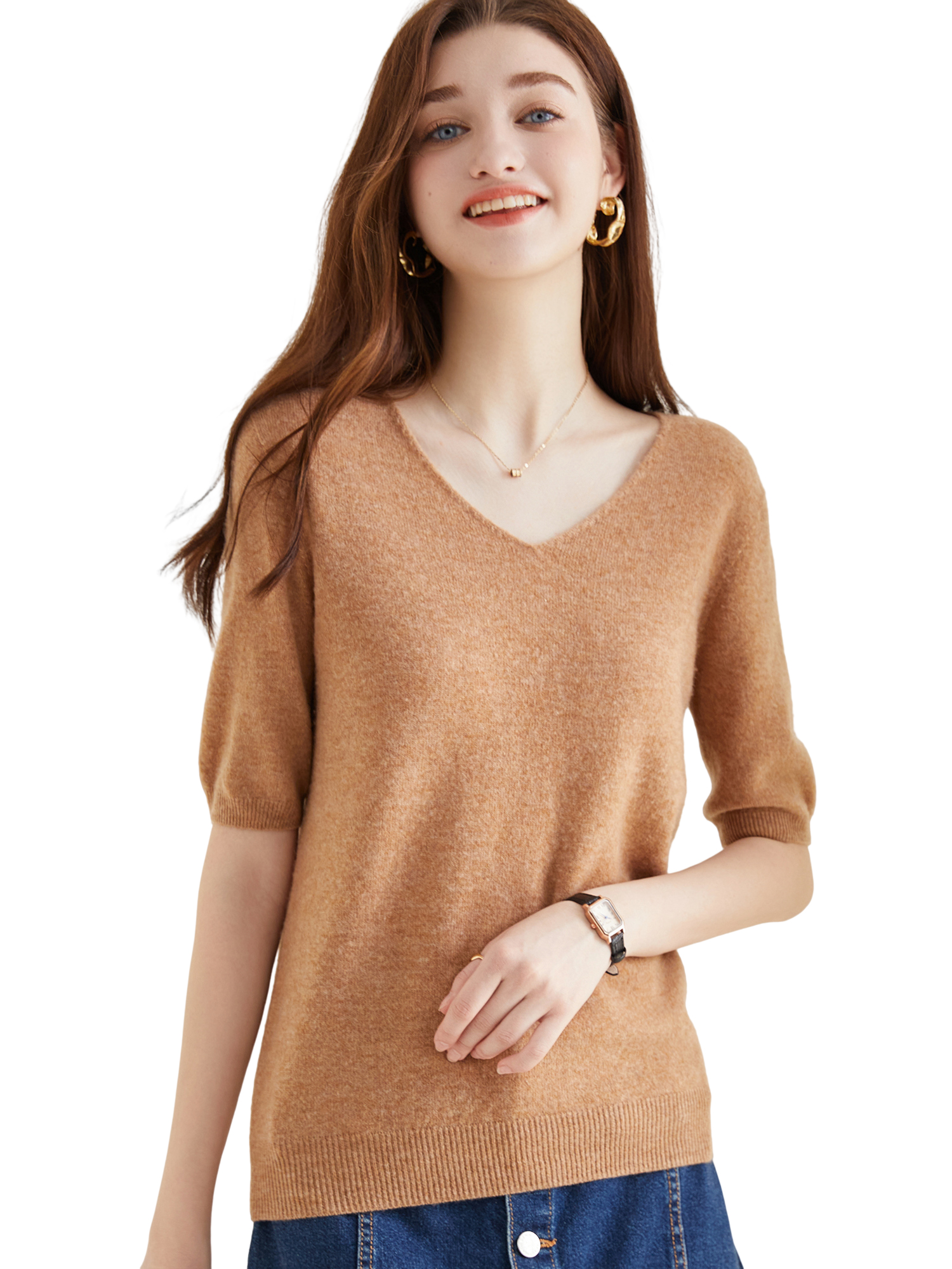 Women's Sweater 100% Merino Wo - Summer Clothing Yarn recensie en prijs