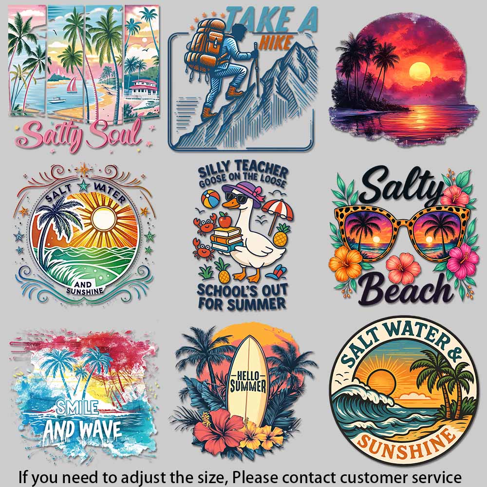 Bright Cartoon Heat Transfer D - Summer Duck Clothing recensie en prijs