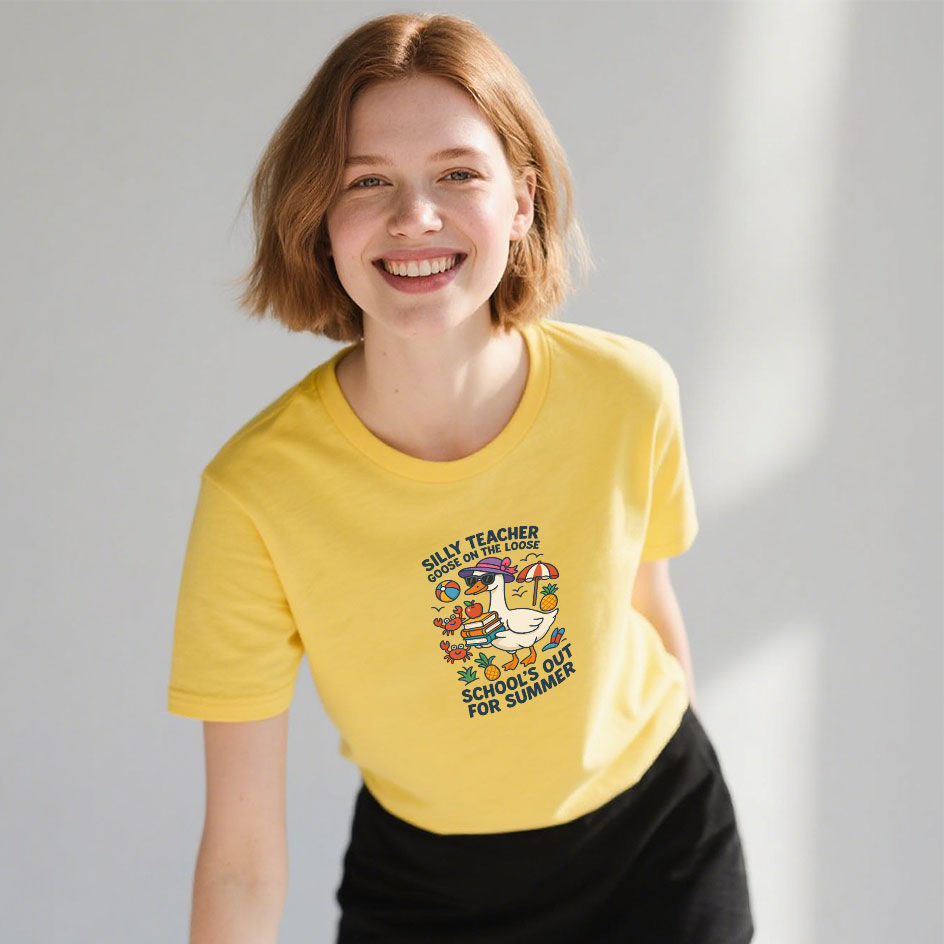 Bright Cartoon Heat Transfer D - Summer Duck Clothing recensie en prijs