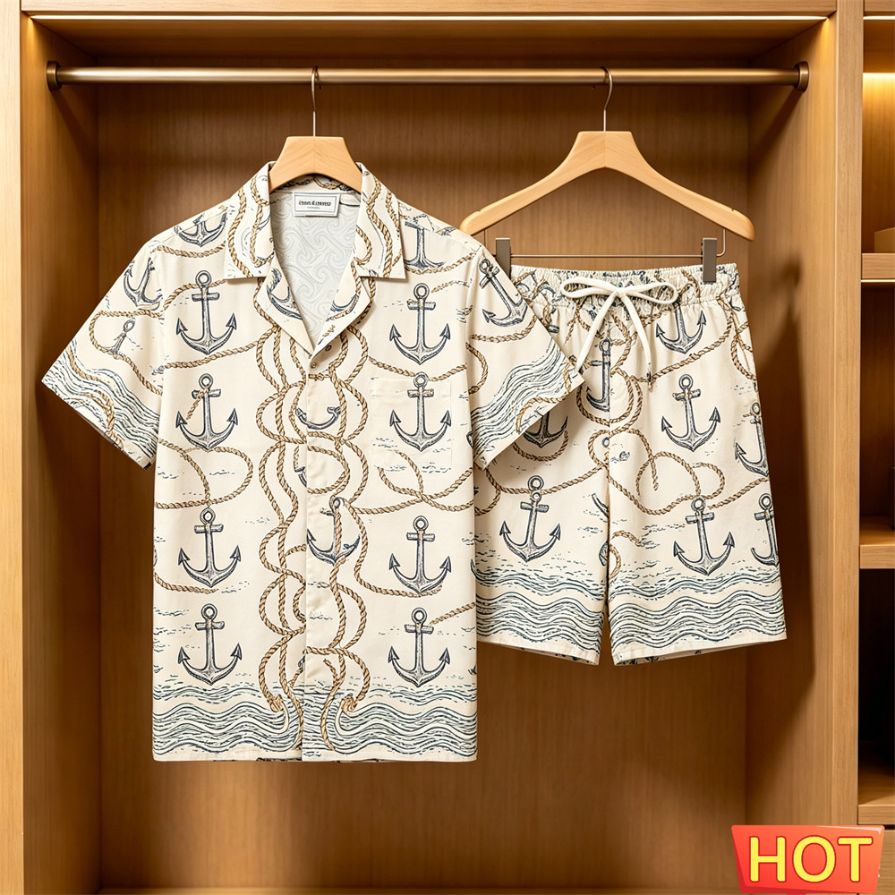 Men's 2 Piece Hawaiian Set Nau - Summer Clothing Sets Men recensie en prijs