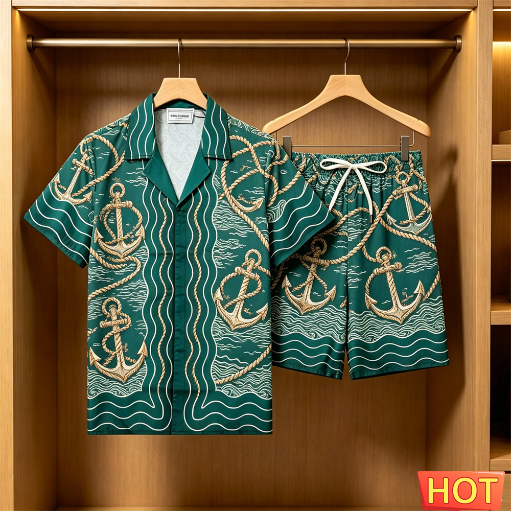 Men's 2 Piece Hawaiian Set Nau - Summer Clothing Sets Men recensie en prijs