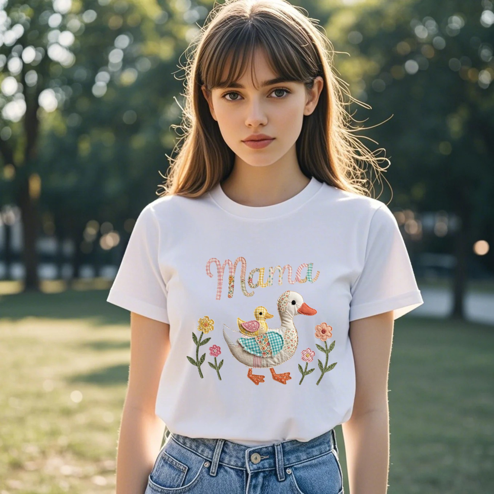 Women Summer Mama Duck Patchwo - Summer Duck Clothing recensie en prijs
