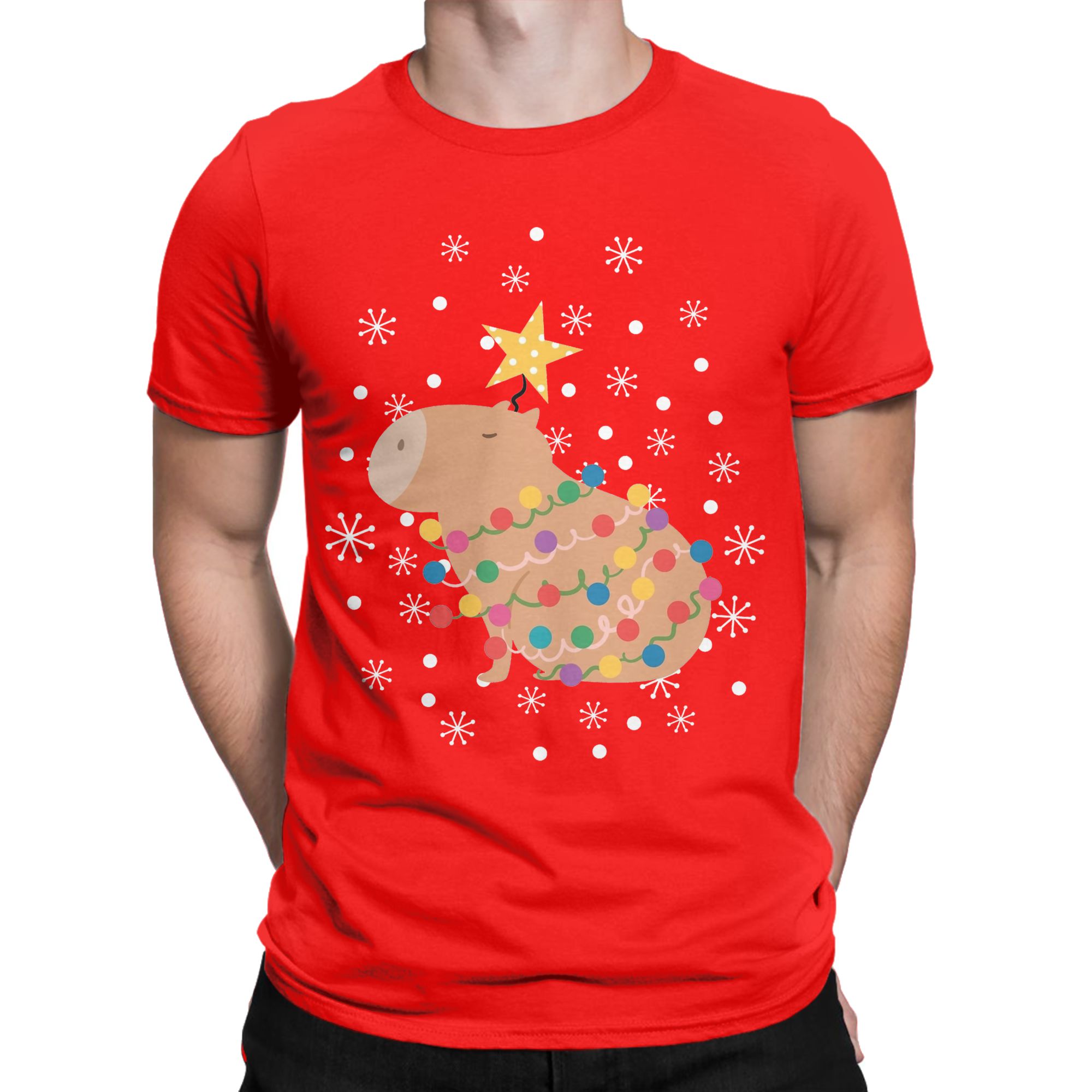 Capybara Christmas Tree  T Shi - Summer Clothing Ideas Men recensie en prijs