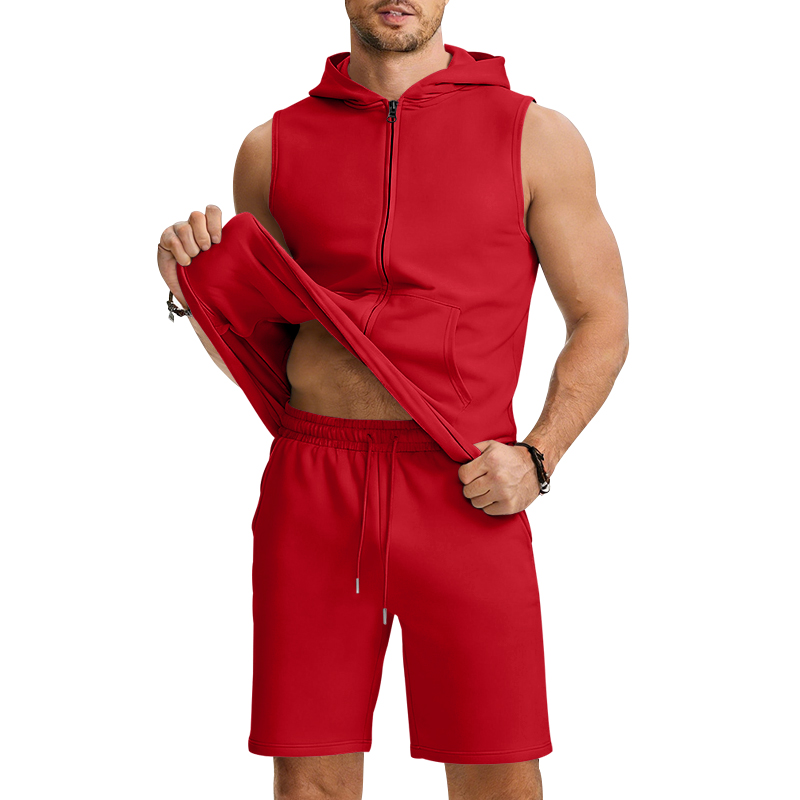 Men's Suit Sleeveless Hoodie T - Summer Clothing Sets Men recensie en prijs