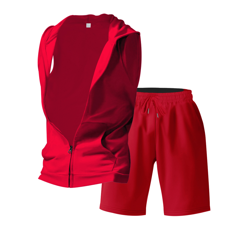 Men's Suit Sleeveless Hoodie T - Summer Clothing Sets Men recensie en prijs