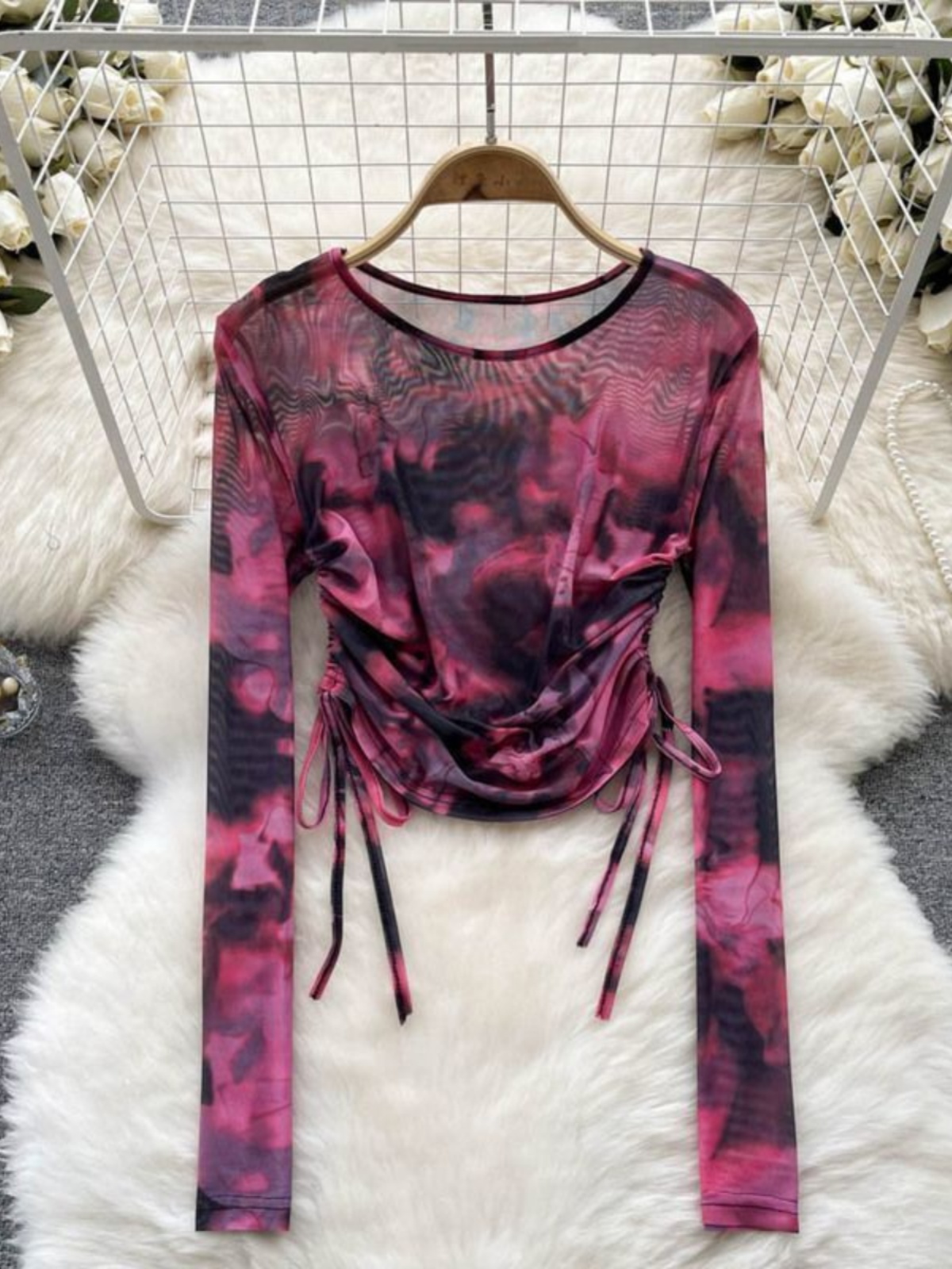 Retro Tie Dye Me Rope round Ne - Summer Clothing Label recensie en prijs