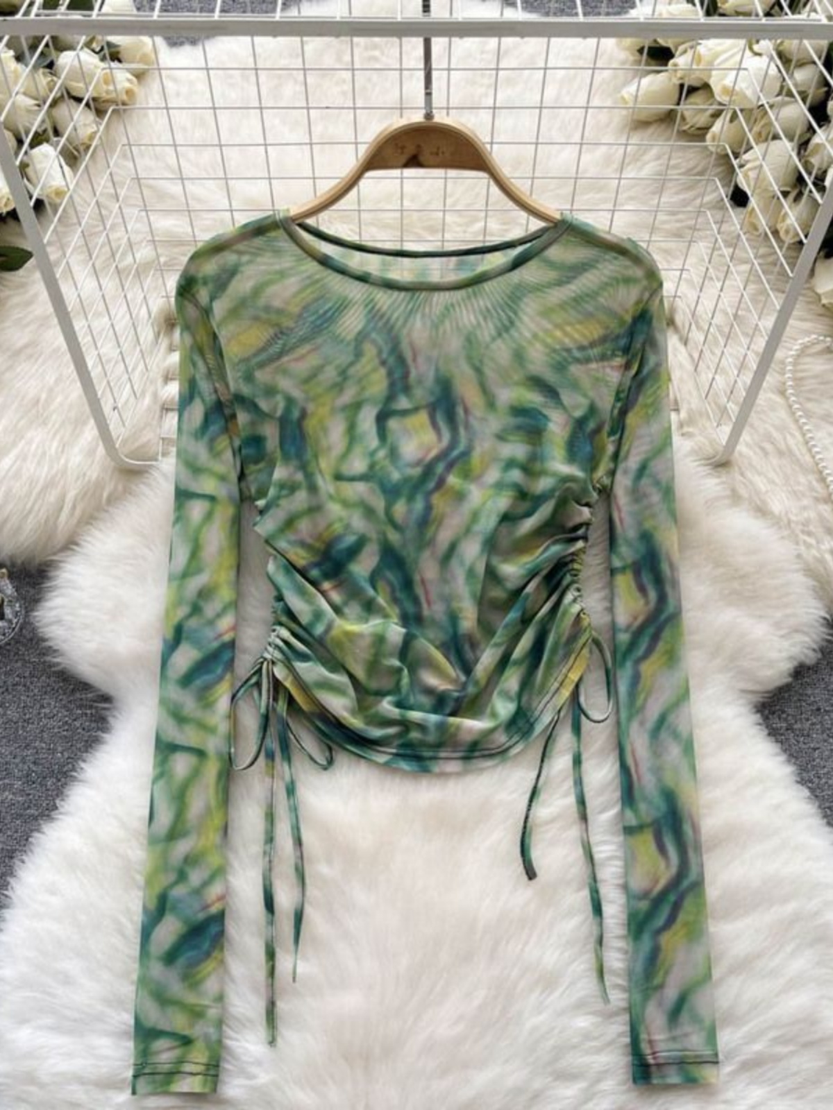 Retro Tie Dye Me Rope round Ne - Summer Clothing Label recensie en prijs