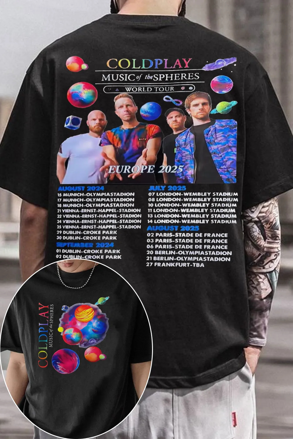 Uk Band Cold-plays TShirt Mens - Summer Clothing Women Uk recensie en prijs