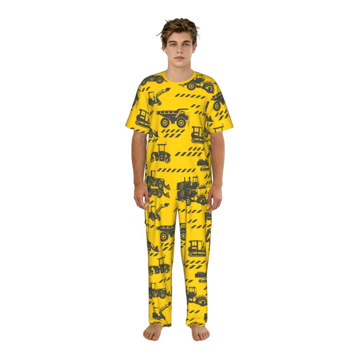 Men Pajamas Suit Short Sleeved - Summer Clothing Cartoon recensie en prijs