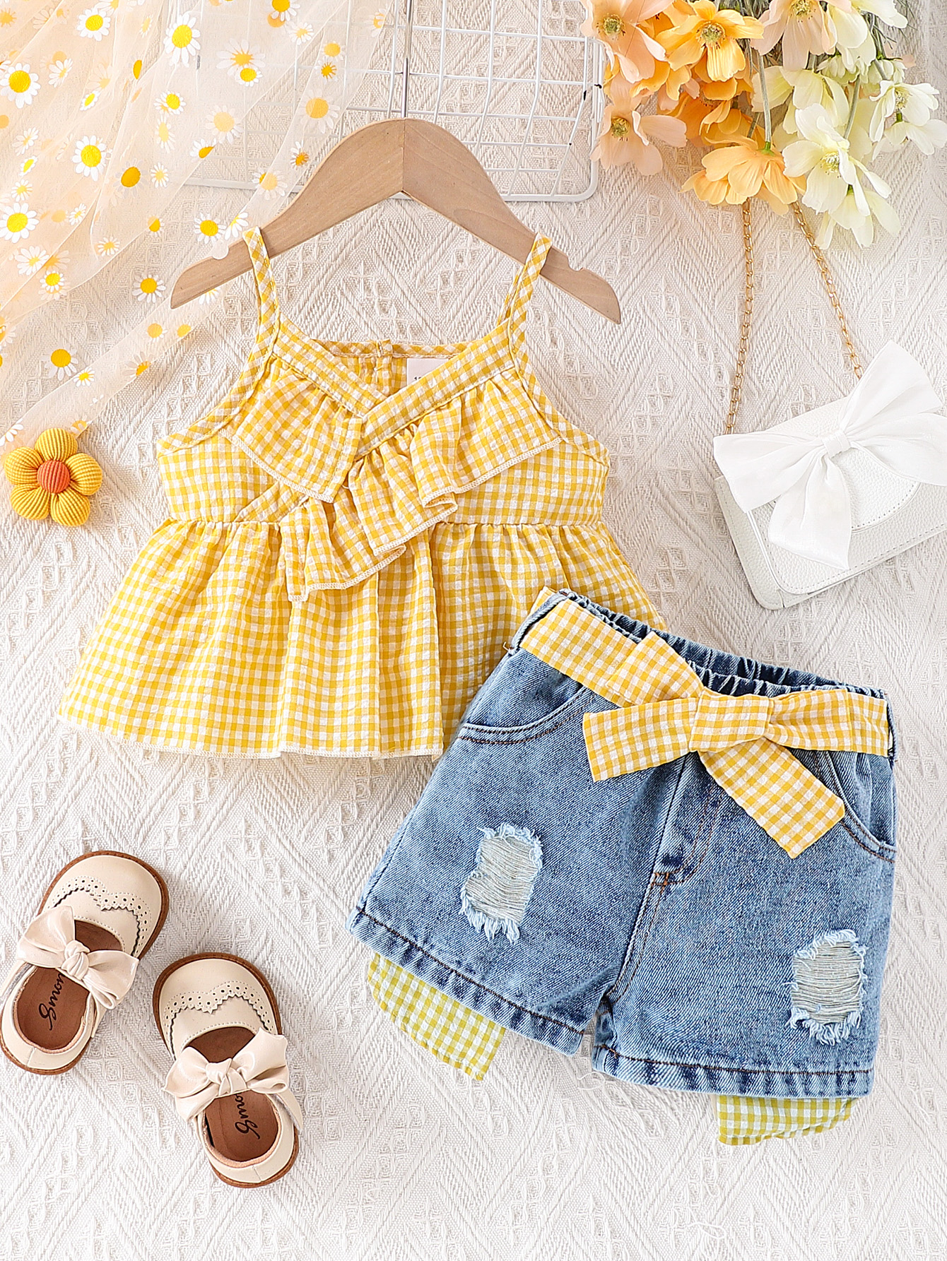 Summer Baby Girls Clothing Set - Soft Summer Yellow Clothing recensie en prijs