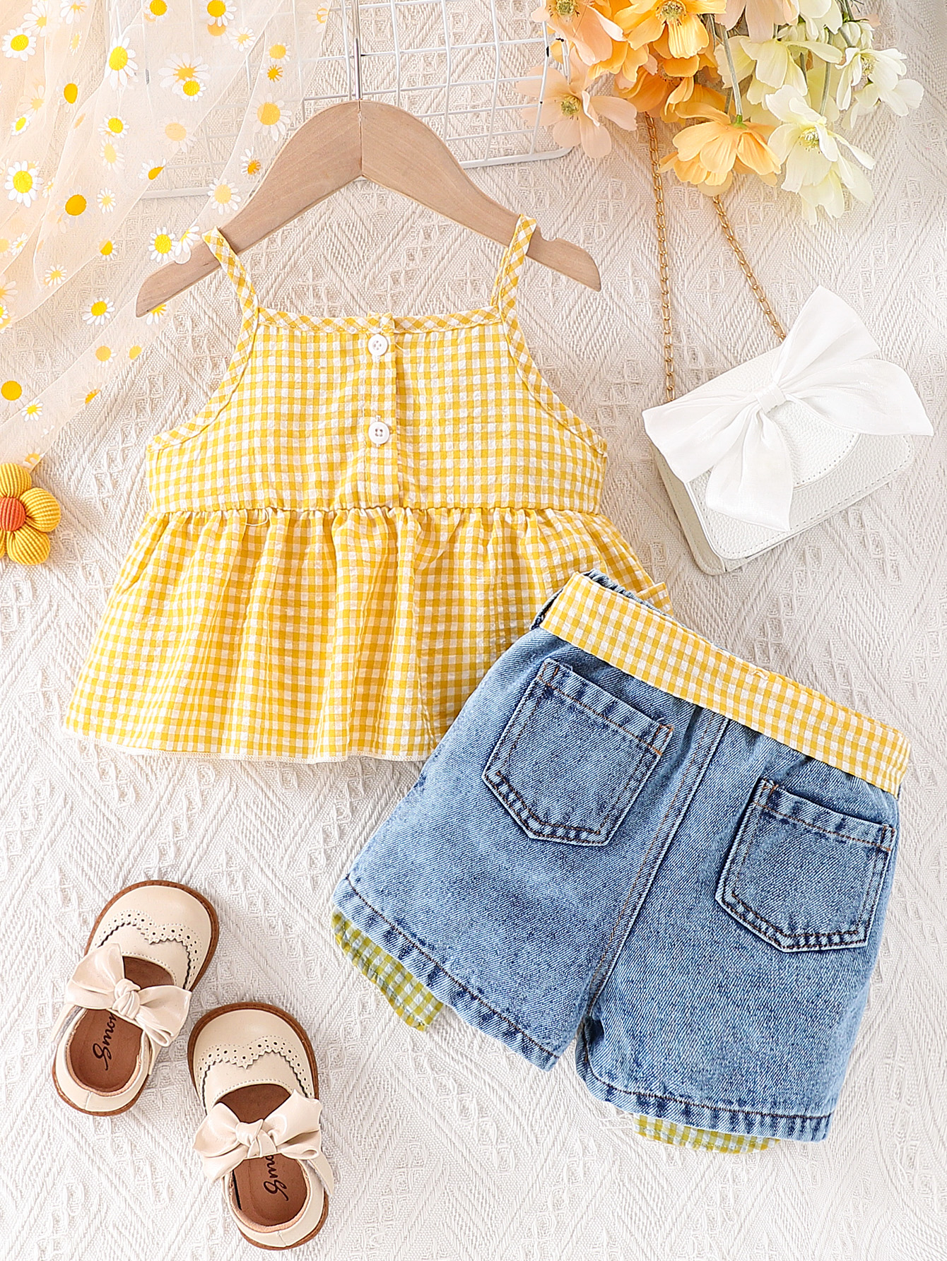 Summer Baby Girls Clothing Set - Soft Summer Yellow Clothing recensie en prijs