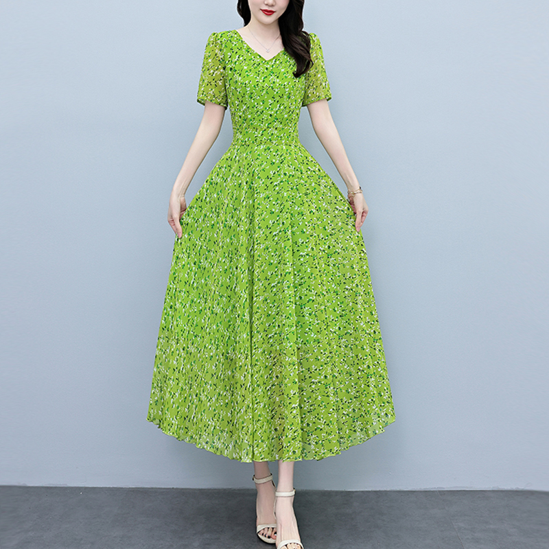 Summer Vacation Short Sleeve B - Sundress Midi Floral recensie en prijs