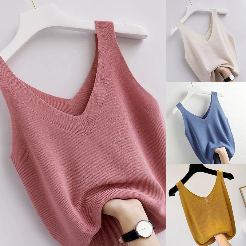 Knitting Vintage Tank Top V-Ne - Summer Zara recensie en prijs