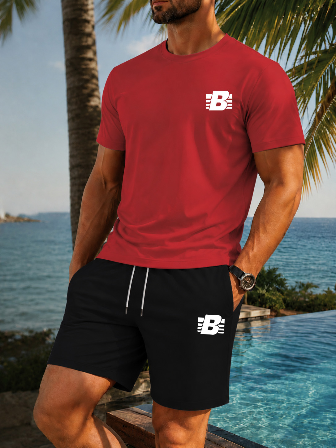 Men's 2-Piece Tracksuit Casual - Summer Clothing For Young Men recensie en prijs