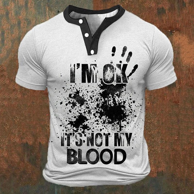 Funny 3D Letter Print Men's He - Summer Clothes Fashion recensie en prijs