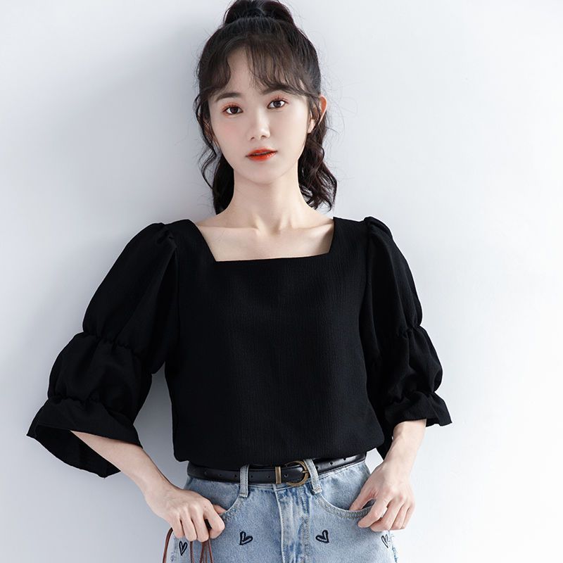Pleated Short Sleeve Solid Kor - Summer Youth Clothing recensie en prijs