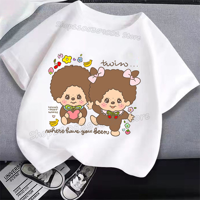 MONCHHICHI Short Sleeve T Shir - Summer Clothing Cartoon recensie en prijs