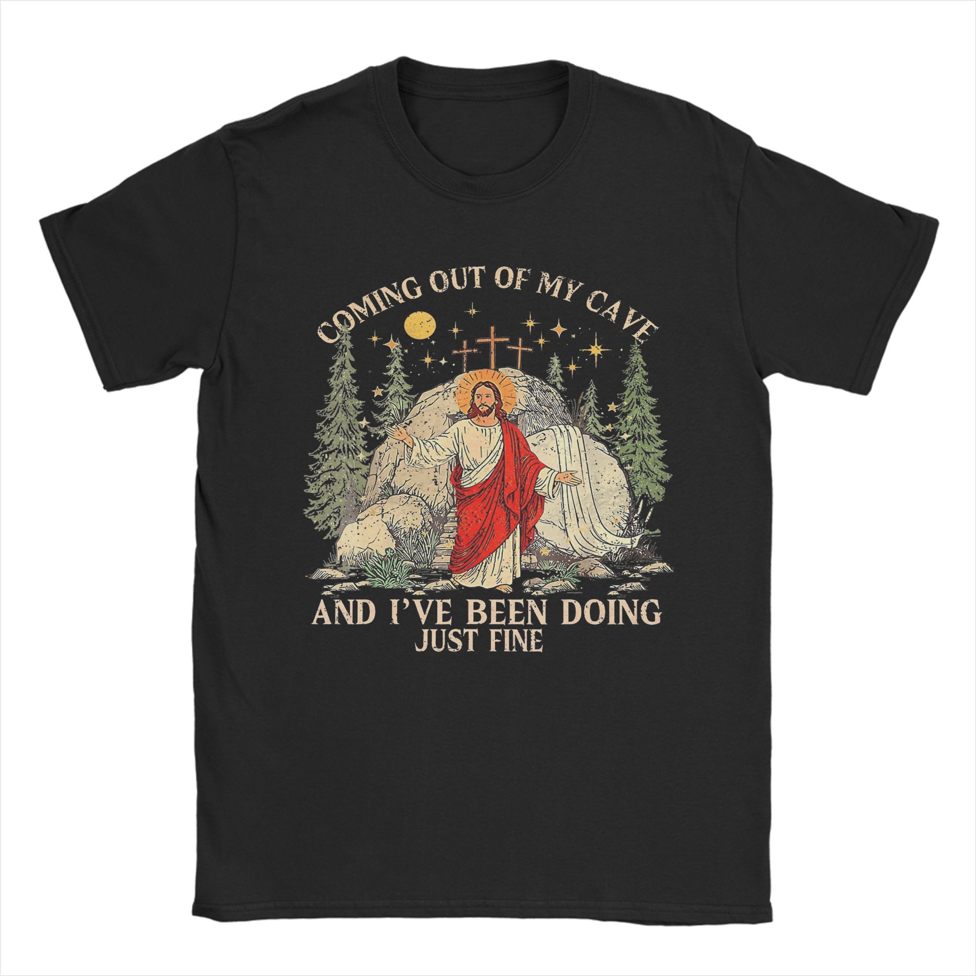 Jesus Coming Out Of My Cave T  - Summer Clothing Ideas Men recensie en prijs