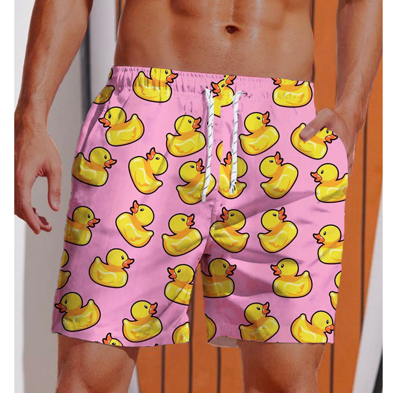 Funny Duck 3D Printed Beach Sh - Summer Duck Clothing recensie en prijs