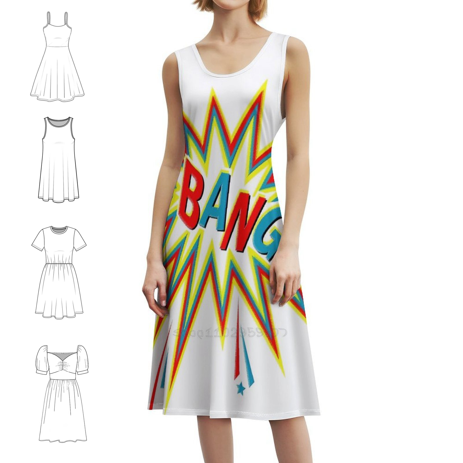 Bang Boho Chic Dress Elegant F - Summer Clothing Cartoon recensie en prijs