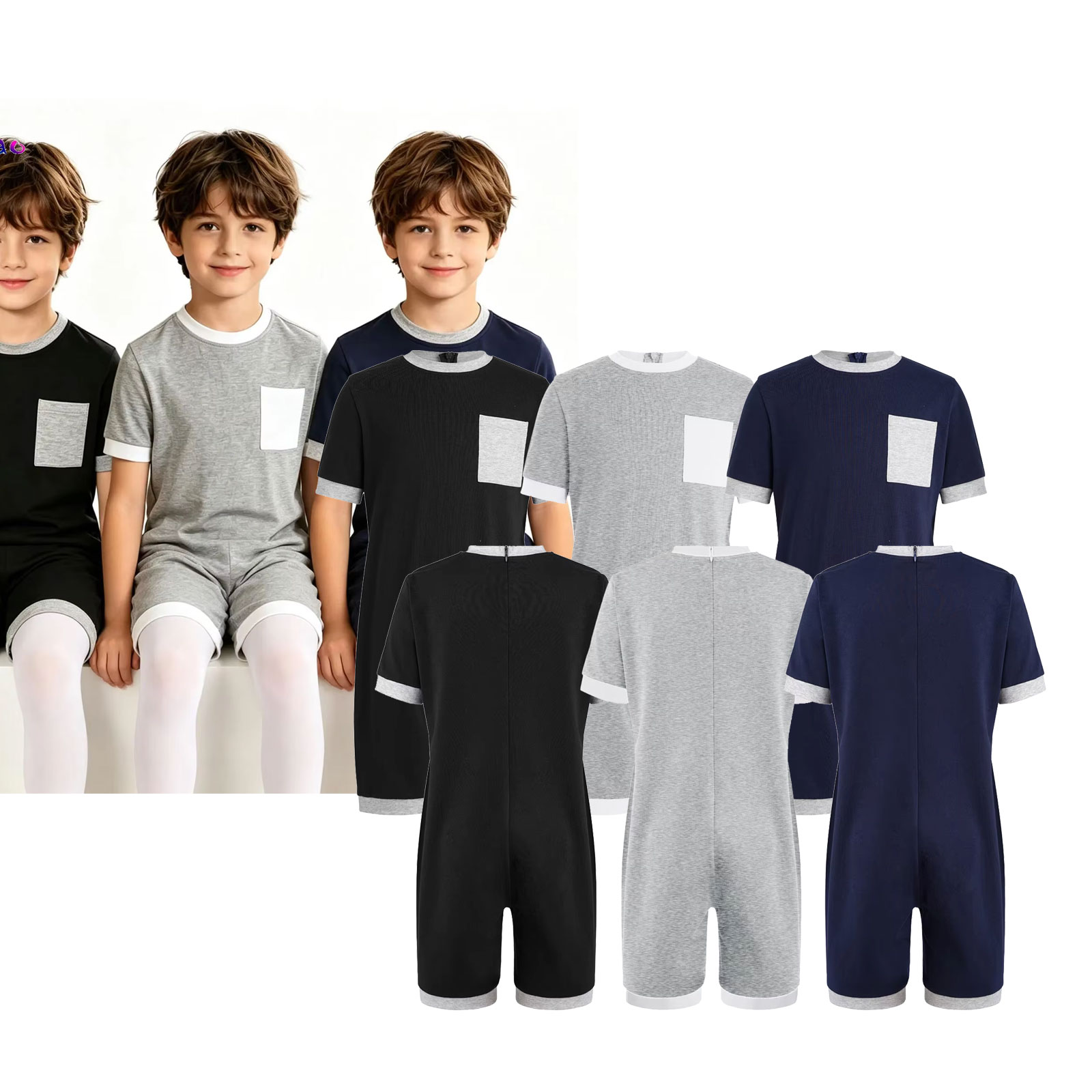 3Pcs Unisex Kids Special Needs - Summer Clothing Boys recensie en prijs