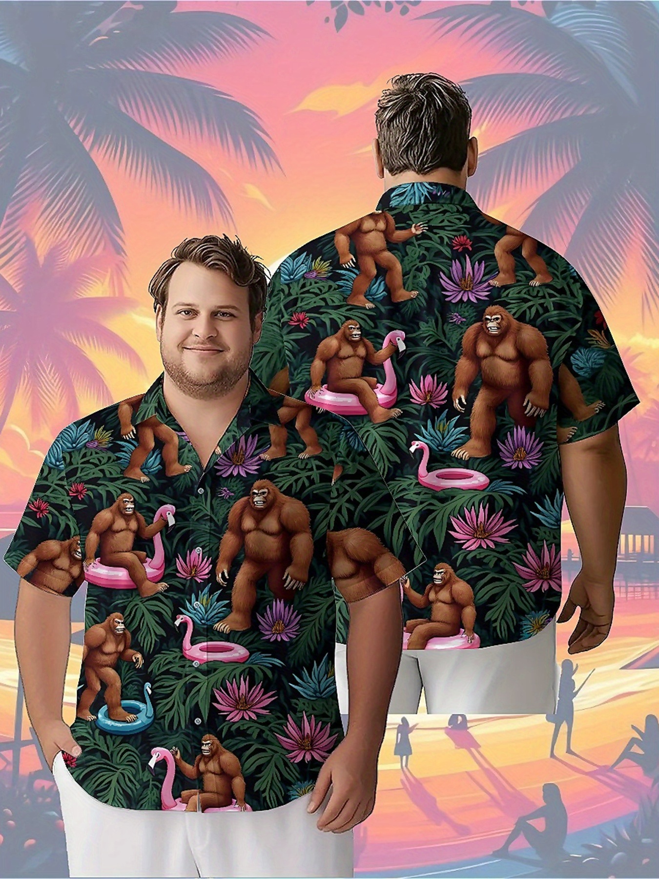 Men's Plus Size Hawaiian Shirt - Summer Youth Clothing recensie en prijs