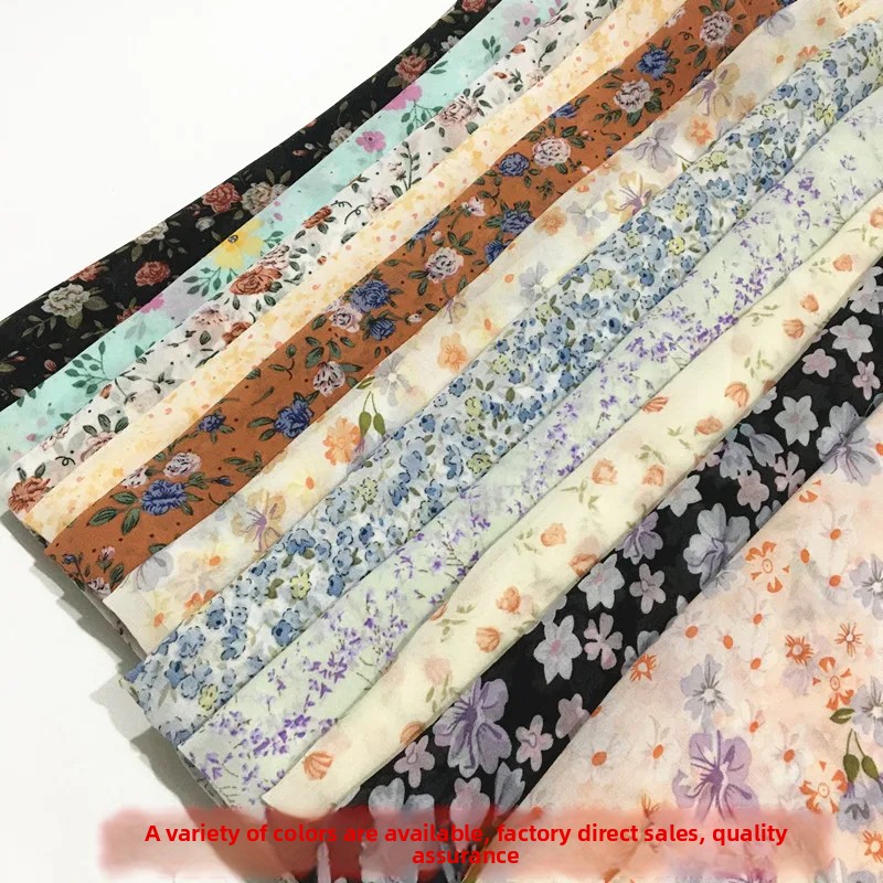 Flower Chiffon Fabric By The M - Soft Summer Yellow Clothing recensie en prijs