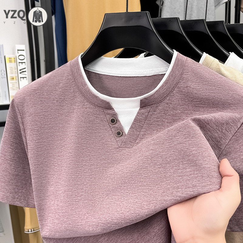 Mens Short Sleeve T Shirt Henl - Summer Clothing For Young Men recensie en prijs