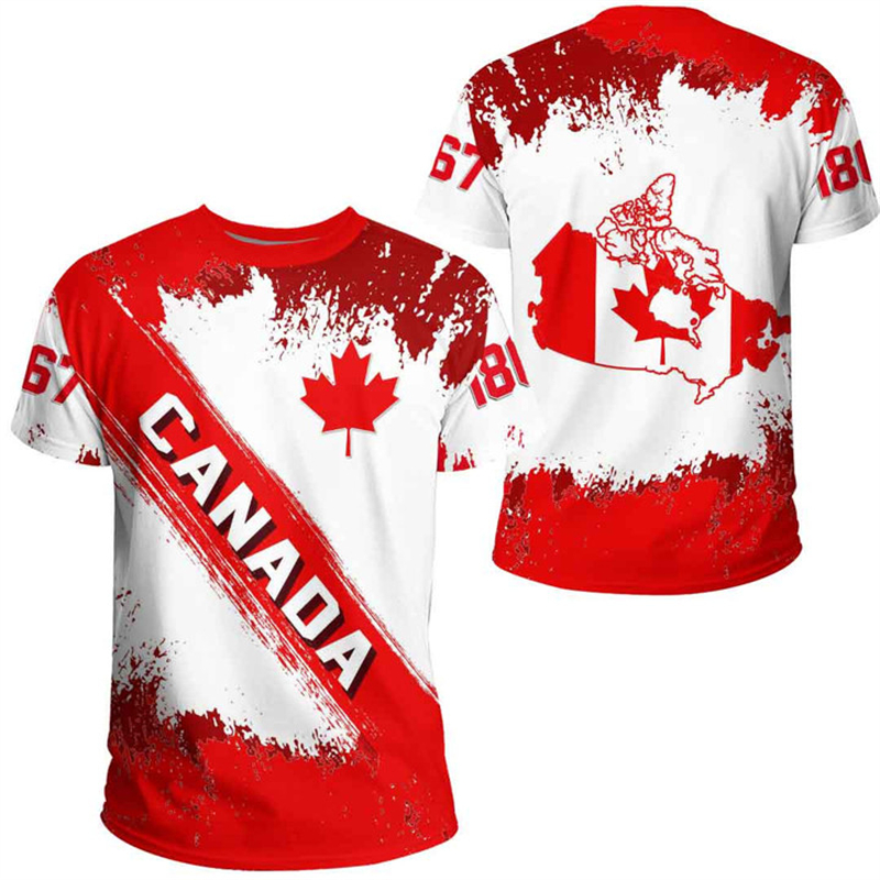 Canada Day T-shirt Canadian Fl - Summer Clothing Women Canada recensie en prijs