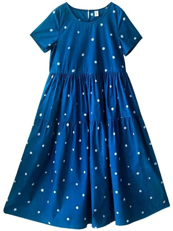Blue Pure Cotton Floral Print  - Summer Clothing Label recensie en prijs