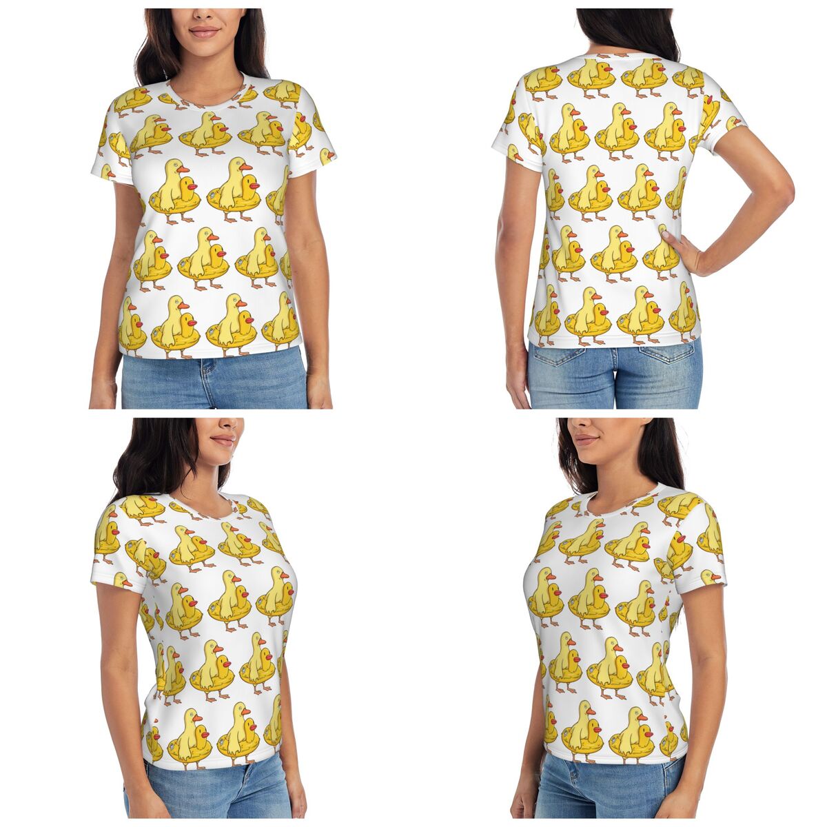 Double Duck T-Shirt Women Shor - Summer Duck Clothing recensie en prijs