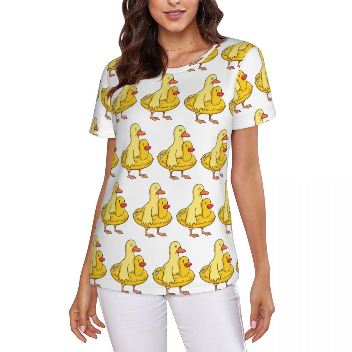 Double Duck T-Shirt Women Shor - Summer Duck Clothing recensie en prijs